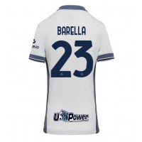 Maglia Calcio Inter Milan Nicolo Barella #23 Seconda Divisa Donna 2024-25 Manica Corta